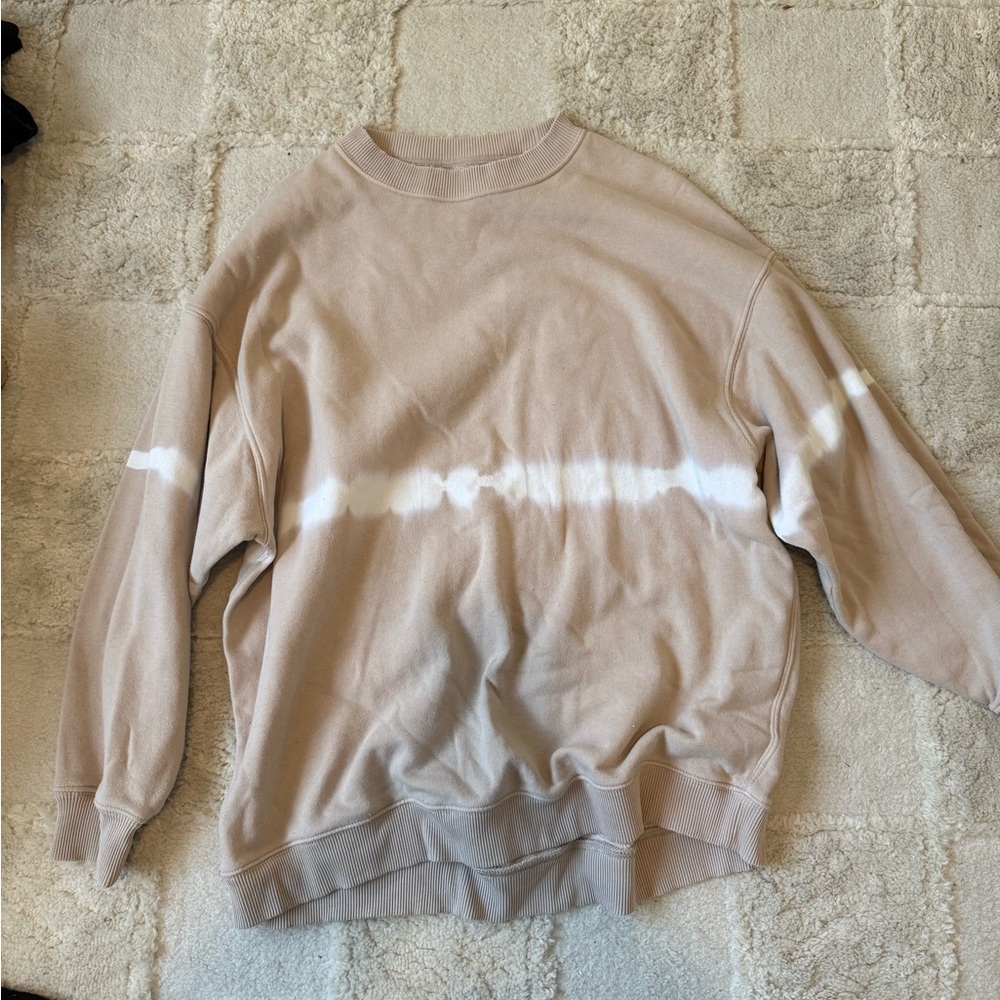 American Eagle Outfitters Beige Sherpa-Lined Jacket